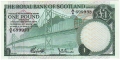 Royal Bank Of Scotland Ltd 1969 To 1981 1 Pound, 19. 3.1969